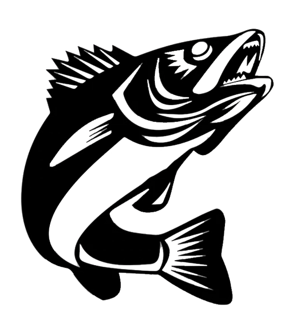 walleye silhouette