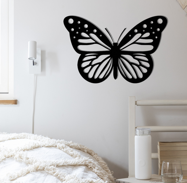 Monarch Butterfly Steel Wall Art Decor By Next Innovations-Indoor